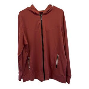 RAG NWOT Mauve Zip-Up Hoodie